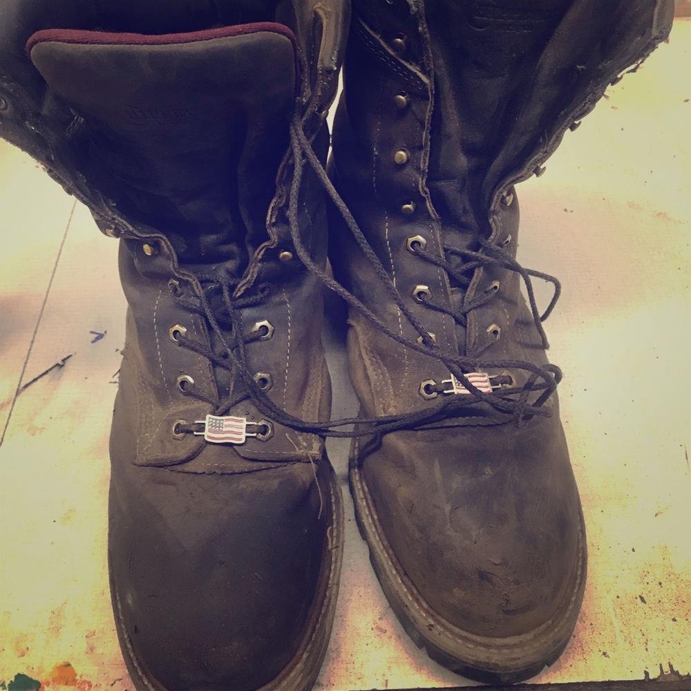 Chippewa super loggers size 14 wide